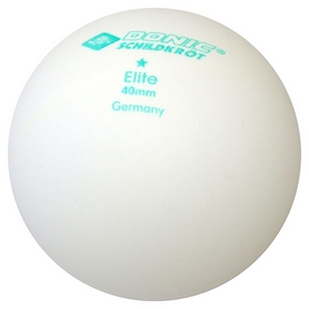 Набор мячей для настольного тенниса Donic Elite 1* - белые, 3 шт (4000885831009) - Фото №2