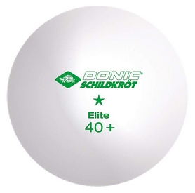 Набор мячей для настольного тенниса Donic Elite 1* 40+ - белые, 6 шт (4000885085105) - Фото №2