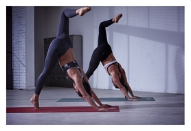 Коврик для йоги (йога-мат) Adidas - красный, 4 мм (ADYG-10400RD) - Фото №7