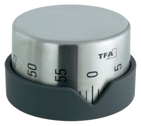 Таймер механический TFA "Dot", черный (38102710)