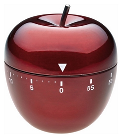 Таймер механічний TFA "Яблуко", червоний (38103005)