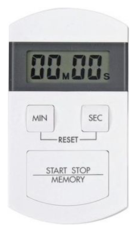 

Таймер цифровой с секундомером TFA, 90х45 мм (38200502), Белый
