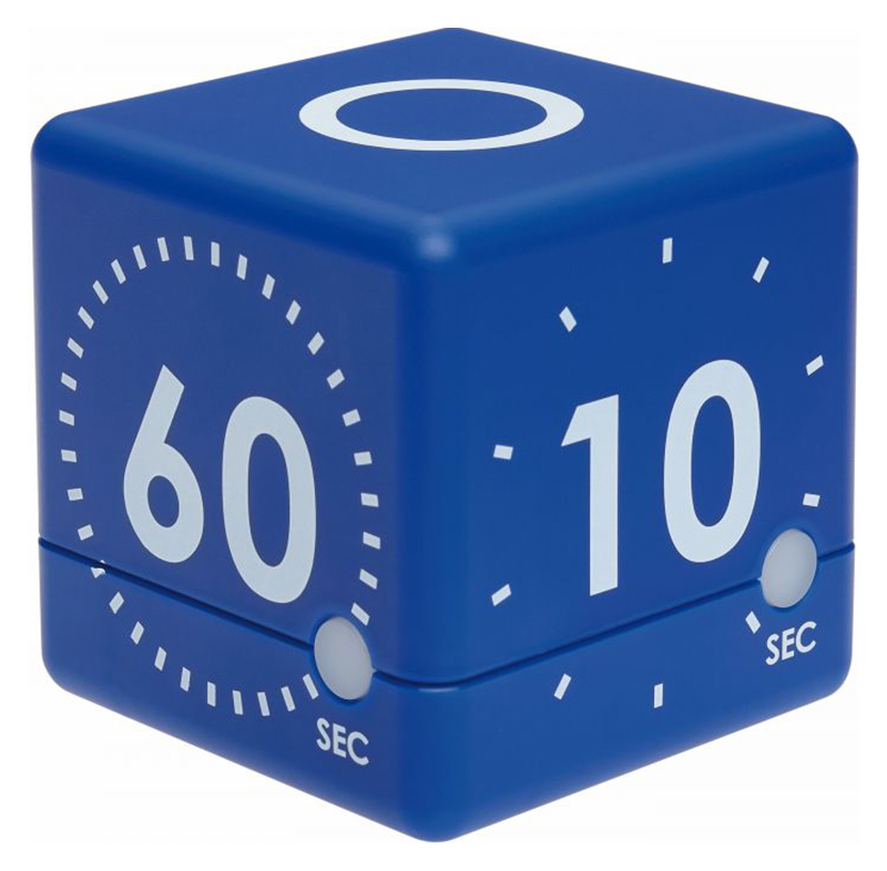 

Таймер-куб цифровой TFA "Cube-Timer", 10–20–30–60 минут (38203606), Синий