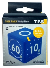 Таймер-куб цифровий TFA "Cube-Timer", 10-20-30-60 хвилин (38203606) - Фото №5
