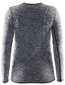Термофутболка детская с длинным рукавом Craft Active Comfort RN LS Junior AW 17, серая (1903777-B999) - Фото №2