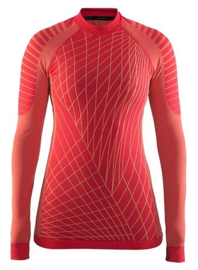 Термофутболка женская с длинным рукавом Craft Active Intensity AW 17, красная (1905333-452563)