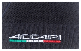 Термофутболка мужская Accapi X-Country Long Sleeve Shirt High Neck Man 999 Black, черная (A609-999) - Фото №4