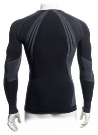 Термофутболка чоловіча Accapi Propulsive Long Sleeve Shirt Man 999, чорна (EA707-999) - Фото №2