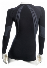 Термофутболка женская Accapi Propulsive Long Sleeve Shirt Woman 999, черная (EA708-999) - Фото №2