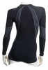Термофутболка женская Accapi Propulsive Long Sleeve Shirt Woman 999, черная (EA708-999) - Фото №2