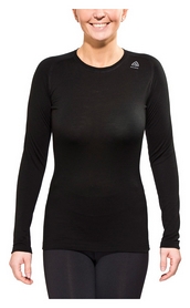 Термофутболка женская Aclima LightWool Shirt Crew Neck Woman, черная (AC121101001) - Фото №4