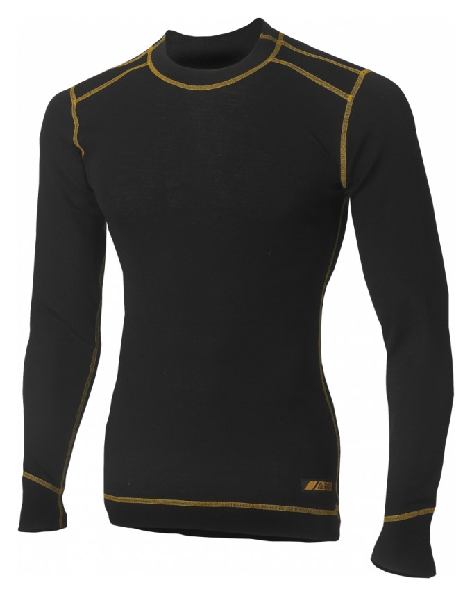 

Термофутболка мужская Aclima Work Warm Shirt Crew Neck, черный (AC421033001
