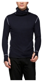 Худи огнестойкое мужские Aclima Work X-Warm Hood Sweater, темно-синие (AC435923055) - Фото №2