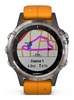 Смарт-часы Garmin Fenix 5 Plus, серо-оранжевые (010-01988-05) - Фото №2