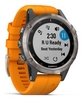 Смарт-часы Garmin Fenix 5 Plus, серо-оранжевые (010-01988-05) - Фото №3