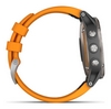 Смарт-часы Garmin Fenix 5 Plus, серо-оранжевые (010-01988-05) - Фото №5
