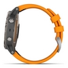 Смарт-часы Garmin Fenix 5 Plus, серо-оранжевые (010-01988-05) - Фото №6