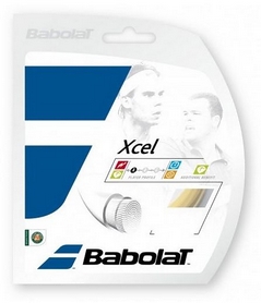 Струны теннисные Babolat Xcel Natural 2018 - бежевые, 130 см / 12 м (241110/128)