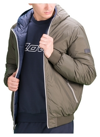 Куртка мужская Lotto Jonah IV Bomber Hd Twin T5492 FW-18, зеленая (T5492) - Фото №8