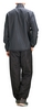 Костюм спортивный Lotto Devin V Suit Cuff Db S8727 FW-17, серый (S8727) - Фото №3