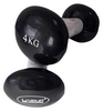 Гантели для фитнеса неопреновые LiveUp Vinyl Dumbbell Egg Head, 2 шт по 4 кг (LS2001-4)