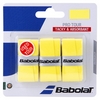 Намотка для теннисной ракетки Babolat Pro Tour X3 653037/113 - желтая, 3 шт (3324921387598)
