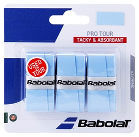 Намотка для теннисной ракетки Babolat Pro Tour X3 653037/136 - голубая, 3 шт (3324921387604)