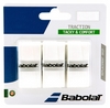 Намотка для теннисной ракетки Babolat Traction X3 653043/101 - белая, 3 шт (3324921393605)
