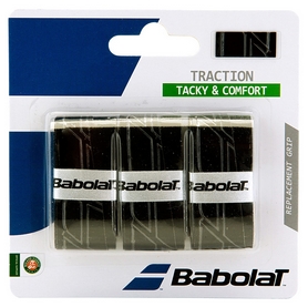 Намотування для тенісної ракетки Babolat Traction X3 653043/105 - чорна, 3 шт (3324921393612)