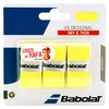 Намотка для теннисной ракетки Babolat VS Original X3 653040/113 - желтая, 3 шт (3324921393865)