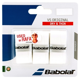 Намотка для теннисной ракетки Babolat VS Original X3 653040/101 - белая, 3 шт (3324921393834)