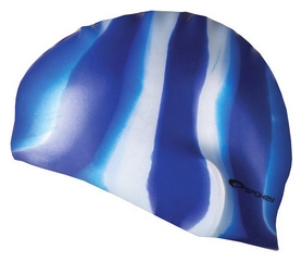 Шапочка для плавания Spokey Abstract Cup 85364, синяя (MC85364)