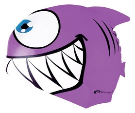 Шапочка для плавания детская Spokey Rekinek 87476, фиолетовая (MC87476)