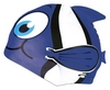 Шапочка для плавания детская Spokey Rybka 87470, синяя (MC87470)