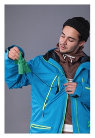 Куртка для сноубординга 2day Freeride 3in1 Jacket, голубая (10022) - Фото №3