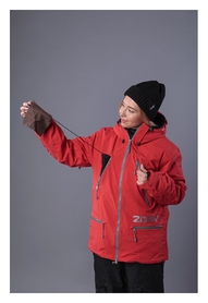 Куртка для сноубординга 2day Freeride 3in1 Jacket, красная (10023) - Фото №5