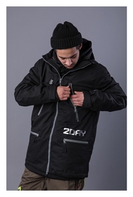 Куртка для сноубординга 2day Freeride 3in1 Jacket, черная (10021) - Фото №2