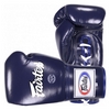 Перчатки боксерские со шнуровкой Fairtex - синие (BGL6-bl)