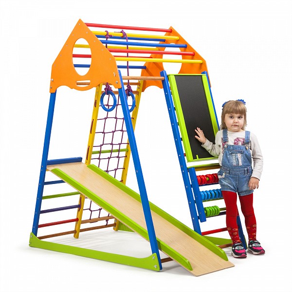 

Комплекс спортивно-игровой детский SportBaby "KindWood Color Plus"