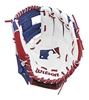 Перчатка-ловушка бейсбольная Wilson A0200 10" MLB Batter BBG SS18 (WTA02RB16MLB) - Фото №2