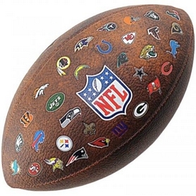 Мяч для американского футбола Wilson NFL Official 32 Team Logo SS18 (WTF1758XBNF32) - Фото №2