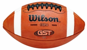 Мяч для американского футбола Wilson GST Leather Official S (WTF1003B)