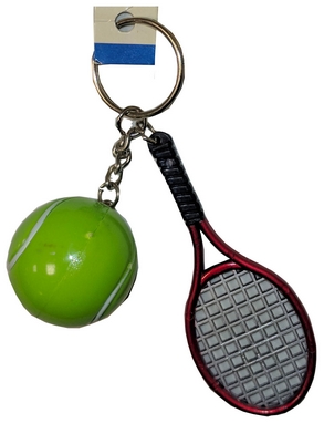 Брелок теннисная ракетка и шарик fb-2105