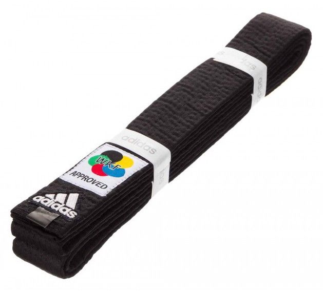 

Пояс для кимоно Adidas Elite WKF,  (Adi-El-WKF-Blk-320, Черный