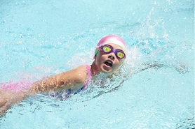 Очки для плавания детские Zoggs Sea Demon Junior, розовые (304539) - Фото №3