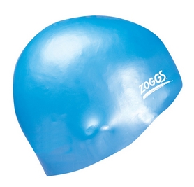 Шапочка для плавания Zoggs Easy Fit Silicone Caps, синяя (300624 BLUE)