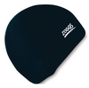 Шапочка для плавания Zoggs Junior Silicone Cap, черная (300709BLK)