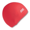 Шапочка для плавания Zoggs Junior Silicone Cap, коралловый (300709CRL)