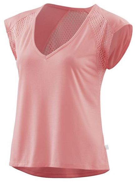 

Футболка с коротким рукавом женская Skins Activewear Odot Tee Zinc, розовая (SP40461501035, Коралловый