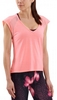 Футболка с коротким рукавом женская Skins Activewear Odot Tee Zinc, розовая (SP40461501035) - Фото №2